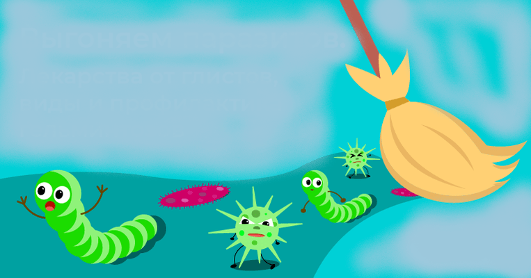 Parasiten aus dem Körper vertreiben